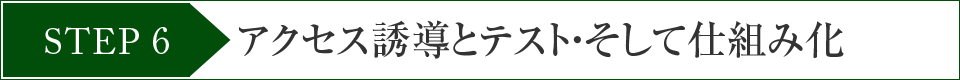 STEP6コンバージョン（成約率）の最大化